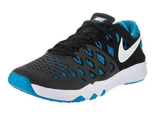 Black/Blue Glow/White