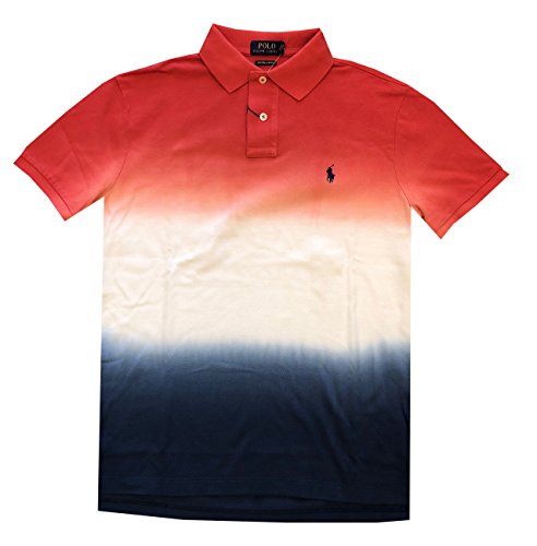 Red/White/Navy Dip-dye