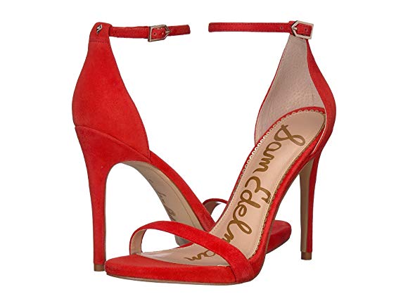 Candy Red Kid Suede Leather