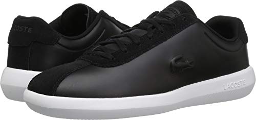 Black/White Leather