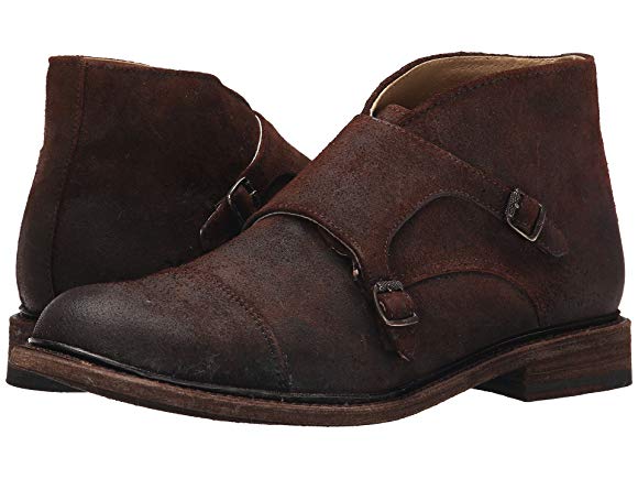 Dark Brown Waxed Suede