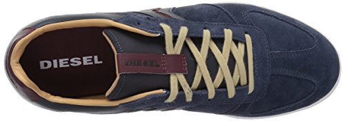 Blue Iris/Cordovan Red