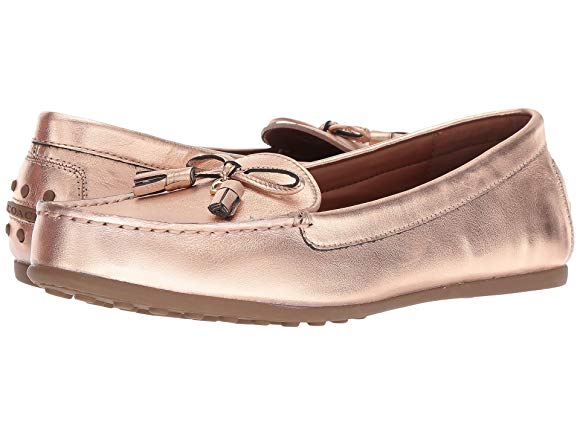 Rose Gold Metallic Leather