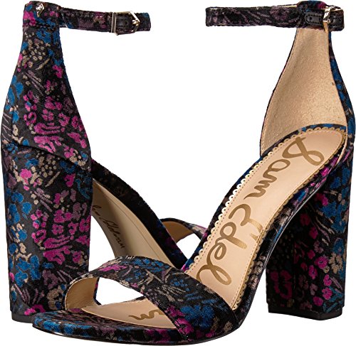 Black/Multi Basilica Floral Velvet
