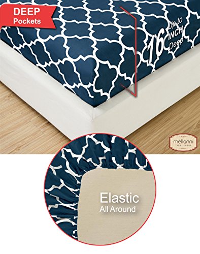 Quatrefoil Navy Blue