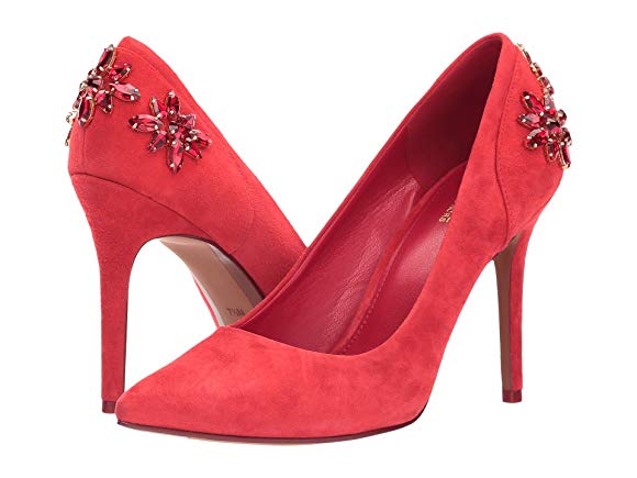 Crimson Kid Suede/Jewels