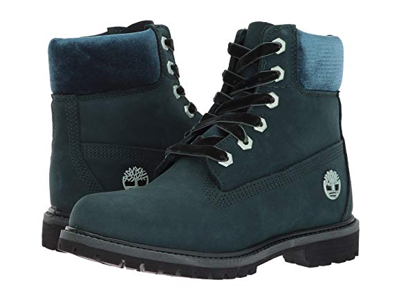 Dark Green Nubuck/Velvet Collar