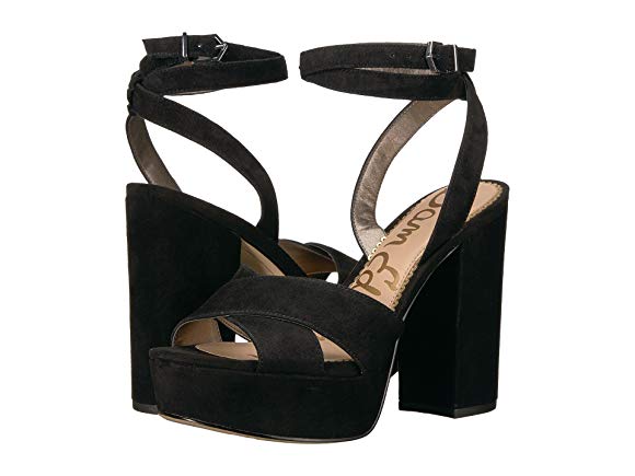 Black Kid Suede Leather