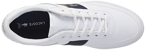 White Navy Leather