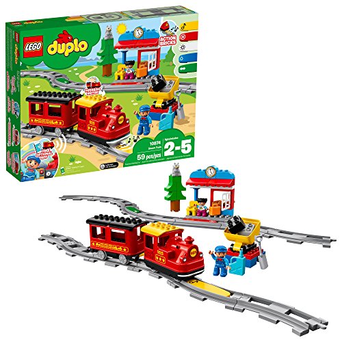 lego乐高儿童拼插类玩偶公仔玩具 duplo steam train
