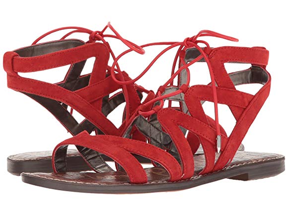 Havana Red Kid Suede Leather