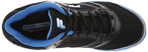 Black/Metallic Silver/Campanula Blue