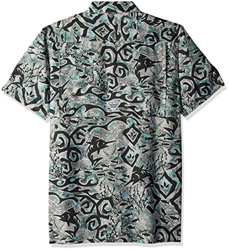 Dark Moss Deep Sea Batik Print