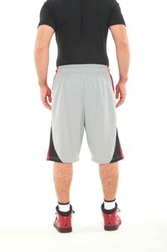 Matte Silver/Black/Gym Red/Pine Green