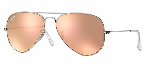Matte Silver/Brown Pink Mirror