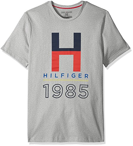 Grey Heather/Heather Graphic Print