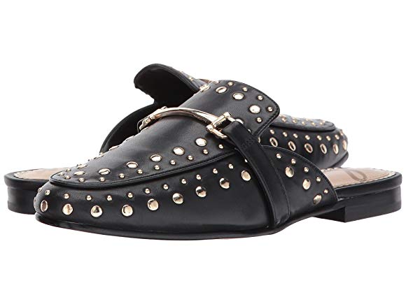 Black Smooth Leather