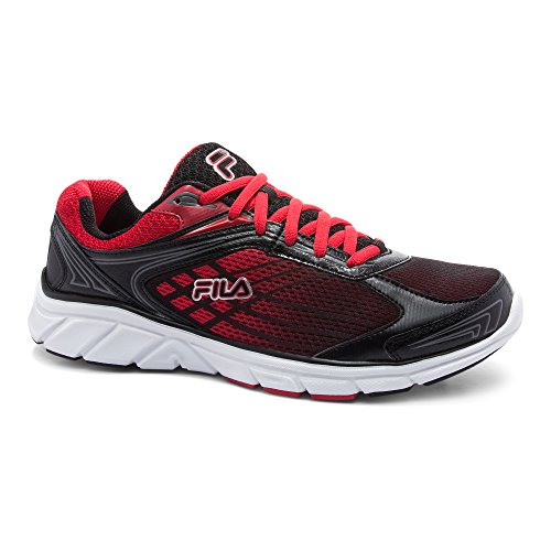 Black/Dark Silver/Fila Red