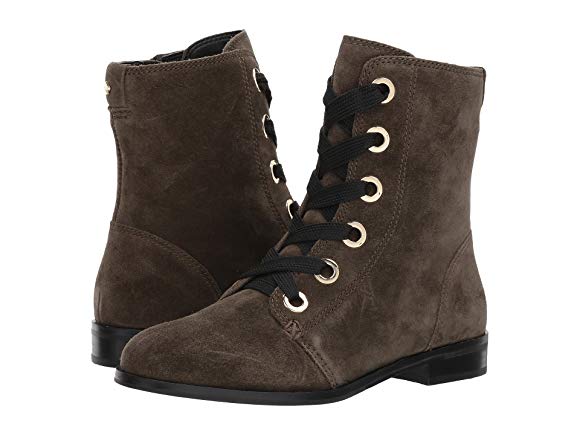 Olive Green Cow Suede