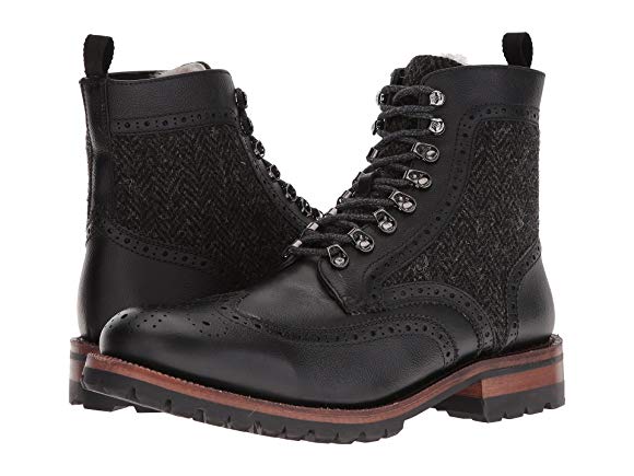 Black WP Scotchgrain/Shearling/Tweed