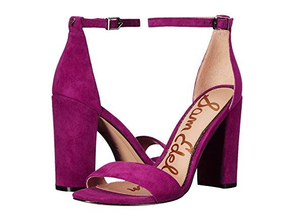 Laser Pink Kid Suede Leather