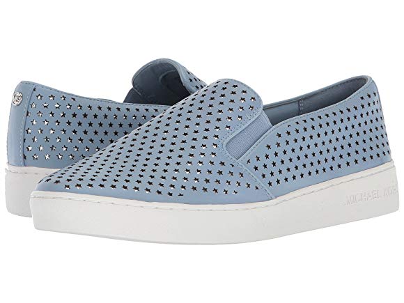 Pale Blue Vachetta Star Perf/Mirror Metallic