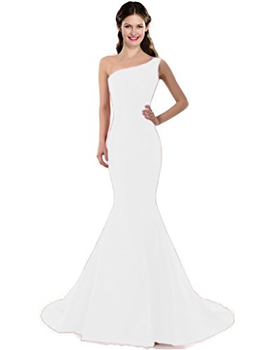 One-shoulder White