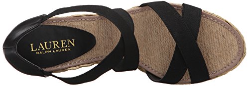 Black/Black Elastic/Burn Vachetta
