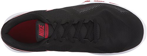 Black/Gym Red - White