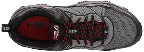 Castlerock/Black/Fila Red