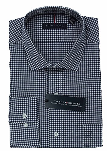 Navy White Gigham Check