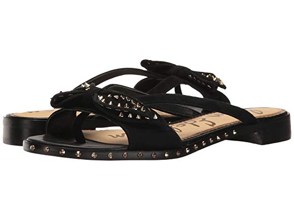 Black Kid Suede Leather/Vaquero