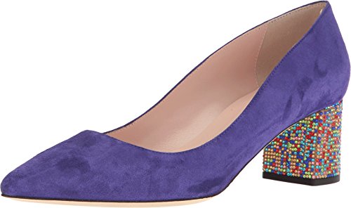 Ink Blue Kid Suede/Multicolor Stone