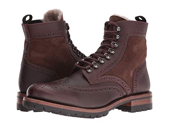 Brown WP Scotchgrain/Shearling/Suede