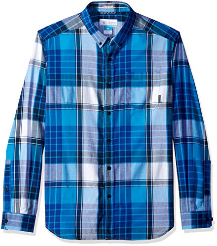 Azure Blue Large Plaid