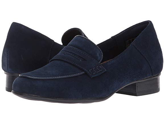 Navy Suede